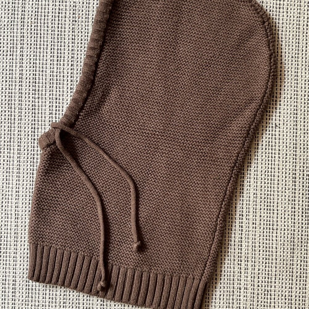 Winter Knitted Hoodie Hat - Picture 3 of 4